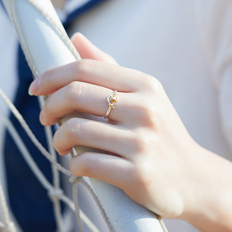 Celestial Star Open Ring